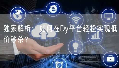 独家解析：如何在Dy平台轻松实现低价秒杀？