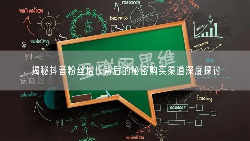 揭秘抖音粉丝增长背后的秘密购买渠道深度探讨