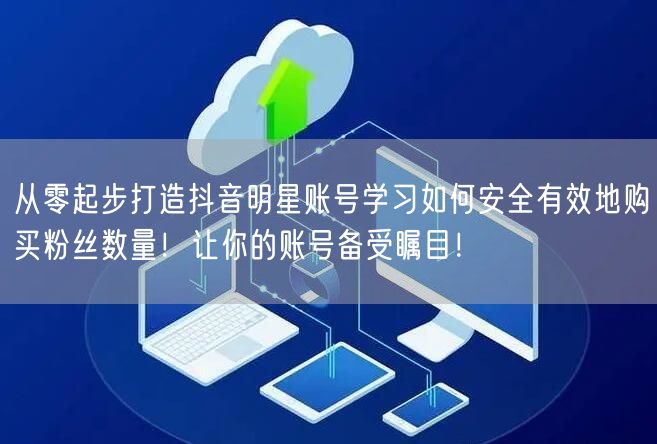 从零起步打造抖音明星账号学习如何安全有效地购买粉丝数量！让你的账号备受瞩目！